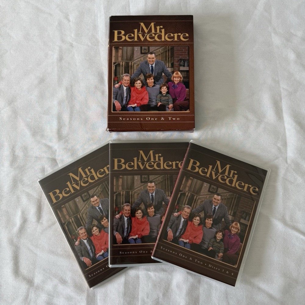 Mr. Belvedere Seasons One & Two DVD 1985 5 Disc Christopher Hewett Ilene Graff